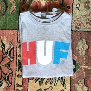 Red white and blue HUF shirt